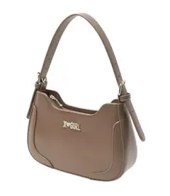 X-GIRL ブラウン ハンドバッグ