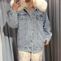 2025年最新】デニムジャケット ファー付 gジャンの人気アイテム - メルカリ