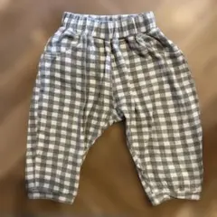 ペアマノン　チェック柄パンツ