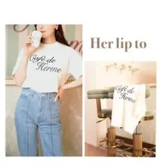 House of Herme店舗限定&数量限定Tシャツ　her lip to