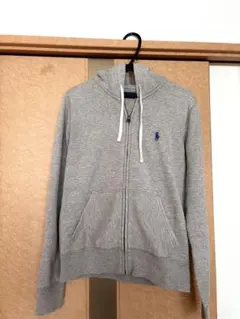 Ralph Lauren グレー フルジップ パーカー　裏起毛