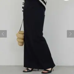 GALLARDAGALANTE ストレッチマキシタイトスカート ブラック 1