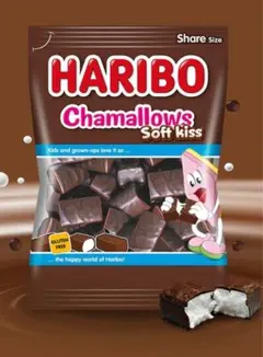 ハリボーチョコマシュマロ ソフトキッス 200gのサムネイル
