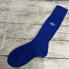 新品未使用 アンブロ　青　サッカーソックス 19-21cm umbro