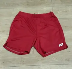 YONEX バドミントンパンツ JP M レッド　美品