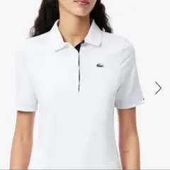 LACOSTE レディース 半袖ポロシャツ ホワイト　40のサムネイル