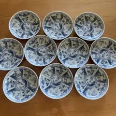 染付 小皿 10枚セット 山峰 陶器 和食器のサムネイル