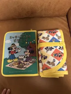 ミッキーマウス 母子手帳収納ケース オムツ替えシート 新品 未使用 レトロ