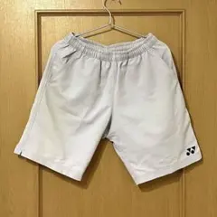YONEX ハーフパンツ ユニM 最新モデル ライトグレー