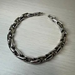 ヴィンテージ　シルバー925 チェーンブレスレット