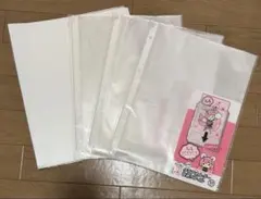 マイコレ　4リングバインダー　1冊、クリアホルダー収納リフィル　80枚