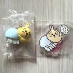 ちいかわ×水族館　うさぎ　フィギュアマスコット　アクリルスタンド　ガチャガチャのサムネイル