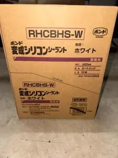 新品未開封 コニシ 変成シリコンシーラント RHCBHS-W 白 10本