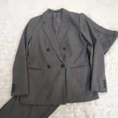 UNIQLO ダブルジャケット タックワイドパンツ セットアップ 2024