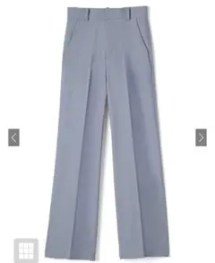 GRL センタープレスストレートパンツ