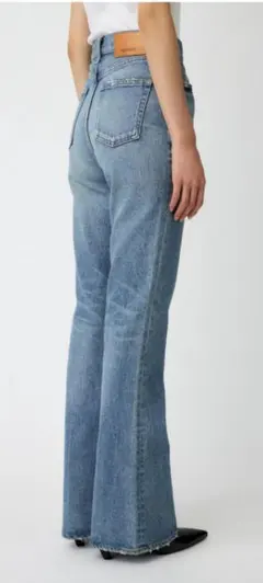 moussy　フレアデニム　 サイズ24 ライトブルー