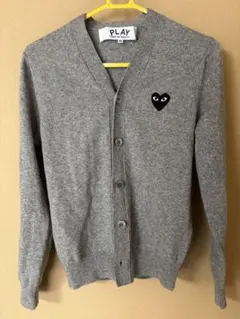 PLAY COMME des GARCONS カーディガン グレー XSのサムネイル