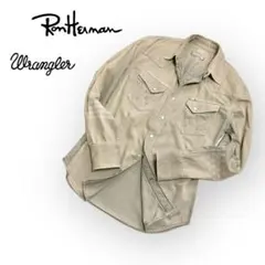 Ron Herman × Wrangler 星条旗プリントウエスタンシャツ