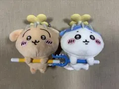 ちいかわ 討伐マスコット ハチワレ　うさぎ プロペラ　タグ付き