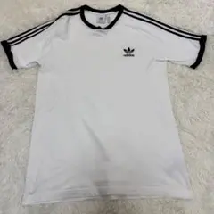 【希少サイズ】アディダス オリジナルス 3ストライプ Tシャツ ホワイト
