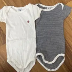 PETIT BATEAU ベビー肌着 2枚セット 12m