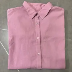 ローリーズファーム　ピンク 五分袖 シャツ　羽織