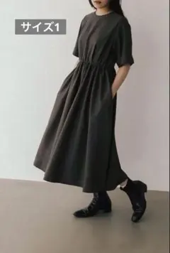 foufou ドルマンスリーブギャザーワンピース - メルカリ