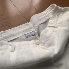 chez vidalenc アンティークリネンパンツ シェヴィダレン - メルカリ