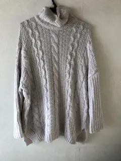 オーバーサイズニットzara