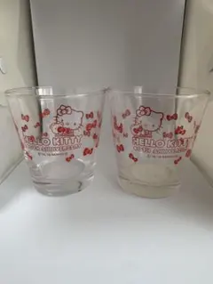 ハローキティ 40周年記念 グラス 2個セット