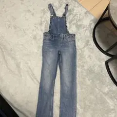 H&M ライトブルー デニムサロペット