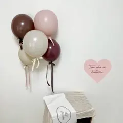 ピンク　ナチュラルバルーンセット　誕生日　飾り　風船　可愛い　くすみカラー　装飾