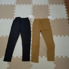 ストレッチスリムパンツ 2色セット 120