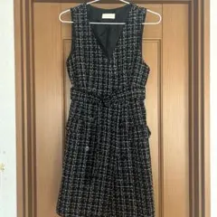 An Mille ノースリーブチェックワンピース F