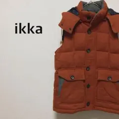 イッカ/ikka★フード付ベスト　中綿　アウトドア　ドット　あったか　カジュアルのサムネイル