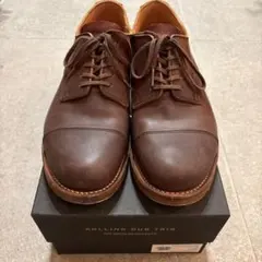 【極上エイジング】ショセ ナチュラルコードバン C-740 コンビ 短靴 25 極上エイジング】ショセ ナチュラルコードバン C-740 コンビ 短靴 25