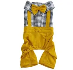 犬服 犬の服　ロンパース　蝶ネクタイ　　タキシード　つなぎ服