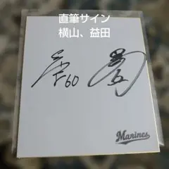 佐々木朗希 直筆サイン色紙 千葉ロッテマリーンズ - メルカリ