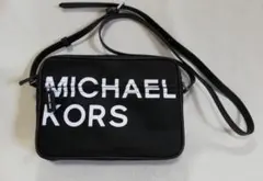 新品 マイケルコース ロゴ 黒 ブラック ショルダー ショルダーバッグ