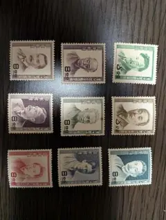 銭単位切手】文化人シリーズ 野口英世8.00円 昭和24年 1949年 - メルカリ