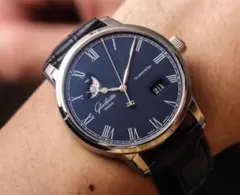 Glashütte ネイビーブルー 時計