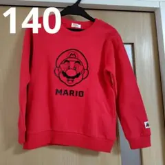 新品スーパーマリオ裏起毛トレーナー140