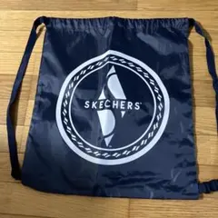 SKECHERS ナップサック ネイビー 巾着型のサムネイル