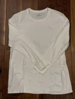 【新品未使用】無印良品 あったか綿 厚手 長袖Ｔシャツ　白　紳士　メンズ　XXL