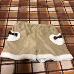 ベージュ コーデュロイ 半ズボン 120cm