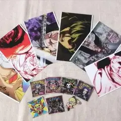 ワンピース　フィルムレッド　ポストカード　チョコ　くら寿司　セット売り