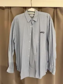青白ストライプ シャツ Lサイズ　ciatre