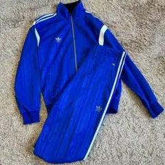 80s adidas デサント製 ヴィンテージ トラックジャケット ジャージ