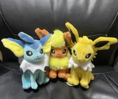 サンダース ブースター シャワーズ ぬいぐるみ 3体セット 三英貿易株式