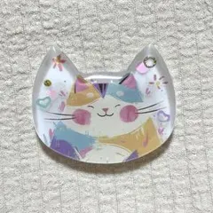 再販不可。ハート夏ねこレジンヘアゴムブローチ - メルカリ